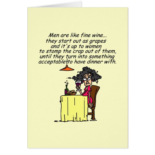 Hommes et humour de vin fin (Devant)