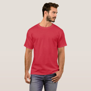 Hommes Festival T-shirt rouge / Personnaliser