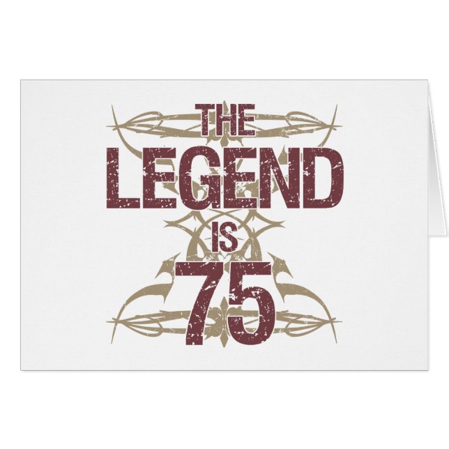 Homme's Funny 75e anniversaire (Devant Horizontal)