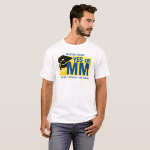 Hommes oui sur le millimètre pour le T-shirt de