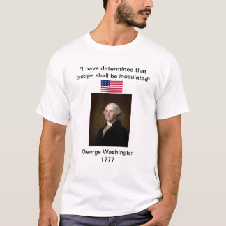 Hommes TShirt - Washington Vaccination Order 1777