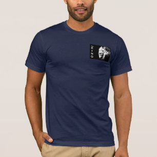 Hommes TShirts Marine bleu moderne Pop Art Tête de