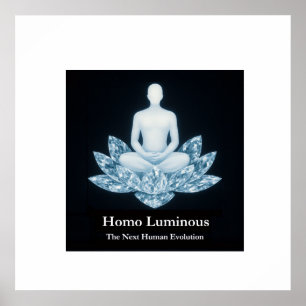 Homo Luminous Poster