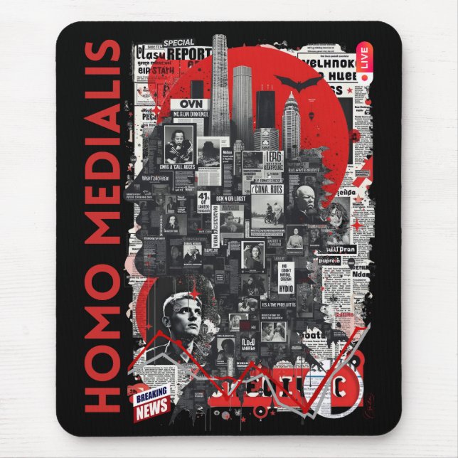 Homo Medialis Mouse Pad (Front)