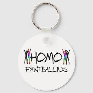 Homo paint ball keychain