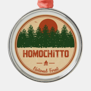 Homochitto National Forest Metal Ornament