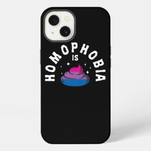 Homophobia Is Poop LGBT Funny Bi Pride iPhone 13 Case