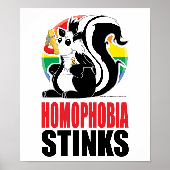 Homophobia Stinks Poster (Front)
