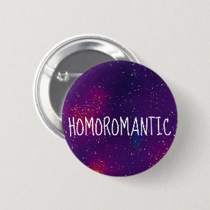 Homoromantic Customizable Galaxy Identity 2 Inch Round Button