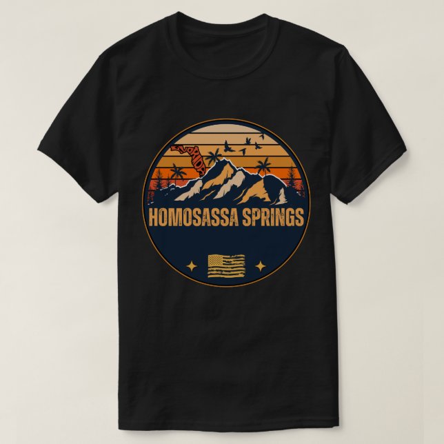 Homosassa Springs, Florida  T-Shirt (Design Front)