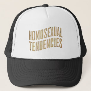 Homosexual Tendencies Gay Lesbian Pride LGBTQ Trucker Hat