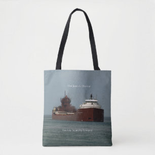 Hon James L. Oberstar all over tote bag