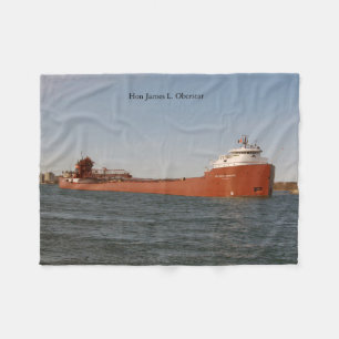 Hon James L. Oberstar fleece blanket