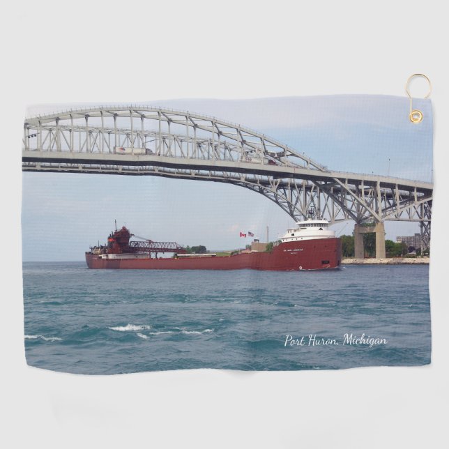 Hon James L. Oberstar golf towel (Horizontal)