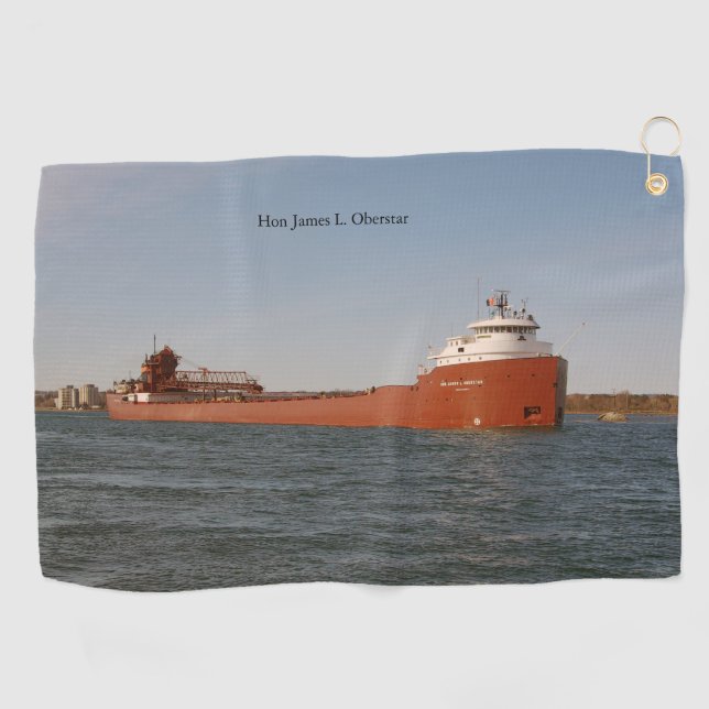 Hon James L. Oberstar golf towel (Horizontal)