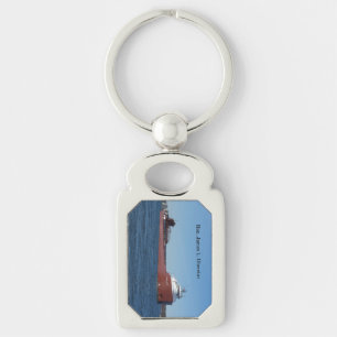 Hon James L. Oberstar metal key chain