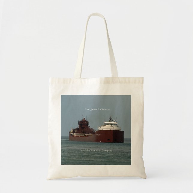 Hon James L. Oberstar tote bag (Front)