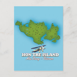 hon tre Island Vietnam Postcard