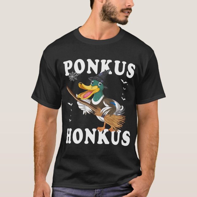 "Honcus Poncus Halloween T-Shirt canard - Drôle mi (Devant)