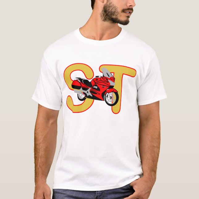 Honda ST1300 Red T-Shirt (Front)