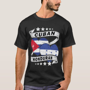 Honduran Cuban Flag half honduran half cuban T-Shirt