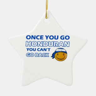 Honduran designs ceramic ornament
