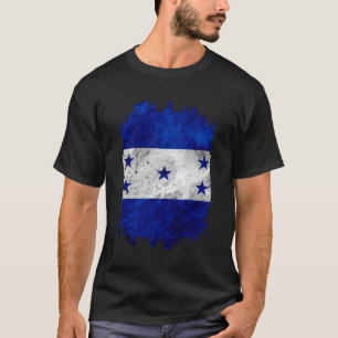 Honduran Flag Distressed Catracho Motagua Bandera  T-Shirt