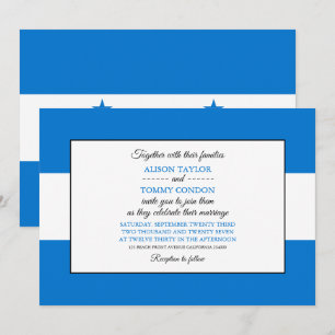 Honduran Flag, Flag of Honduras Wedding Invitation