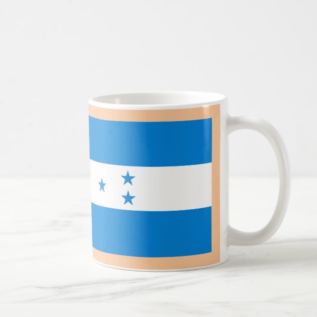 Honduranian Tres Leches Cake Coffee Mug with Flag (Right)