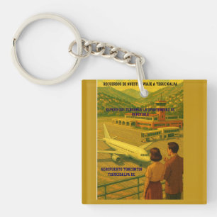  Honduras AEROPUERTO TONCONTIN Retro poster Keychain