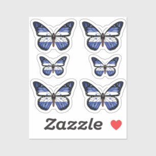 Honduras butterfly monarch flag