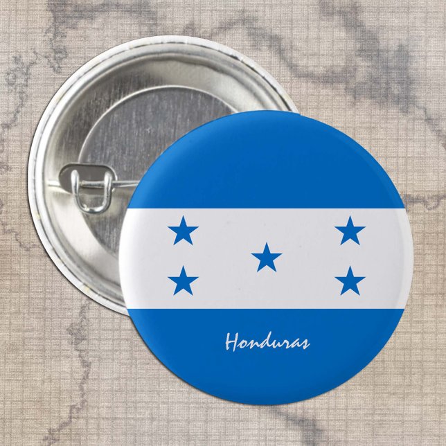 Honduras button, patriotic Hondurasan Flag fashion 1 Inch Round Button (Creator Uploaded)