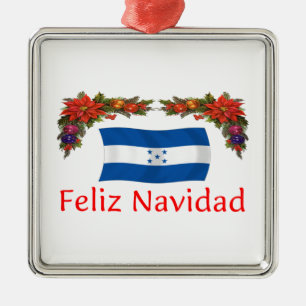 Honduras Christmas Metal Ornament