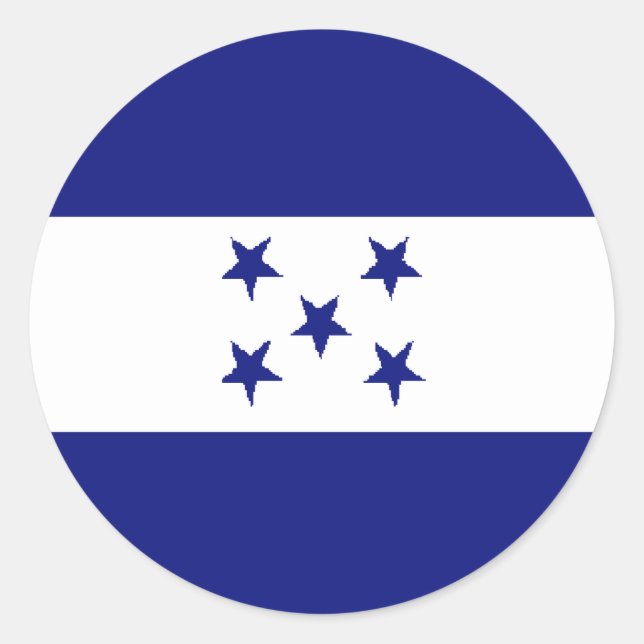 Honduras Classic Round Sticker (Front)