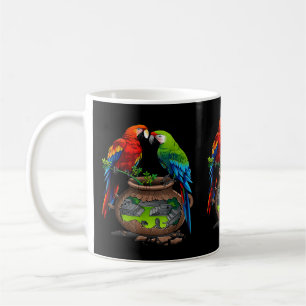 Honduras, Copan maya, loros  Coffee Mug