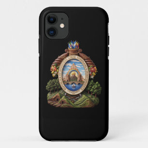 Honduras country coat arms symbol emblem flag iPhone 11 case