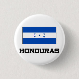Honduras Flag 1 Inch Round Button