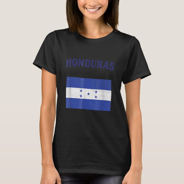 Honduras Flag 1 T-Shirt (Front)