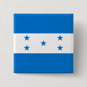 Honduras Flag 2 Inch Square Button