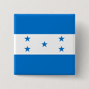 Honduras Flag 2 Inch Square Button