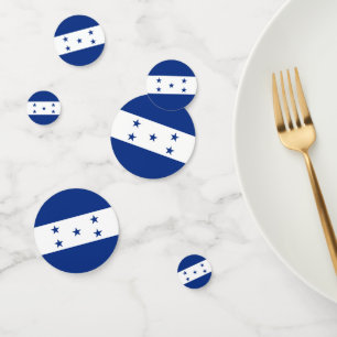 Honduras flag confetti