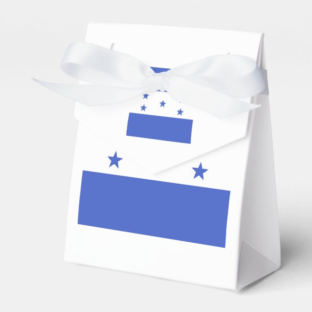 Honduras Flag Emblem Favor Box (Front Side)