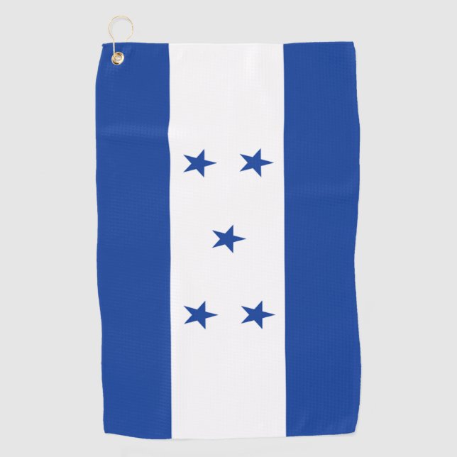 Honduras flag golf towel (Front)