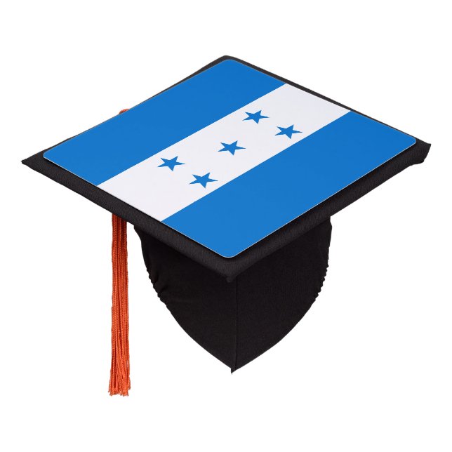 Honduras Flag Graduation Cap Topper (Angled)