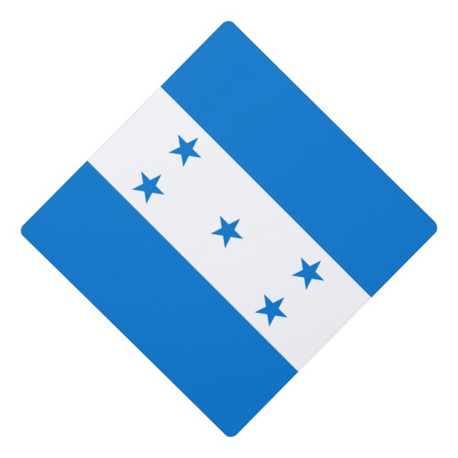 Honduras flag  graduation cap topper (Front)