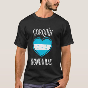 Honduras Flag Heart Corquin City T-Shirt