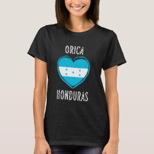 Honduras Flag Heart Orica City T-Shirt