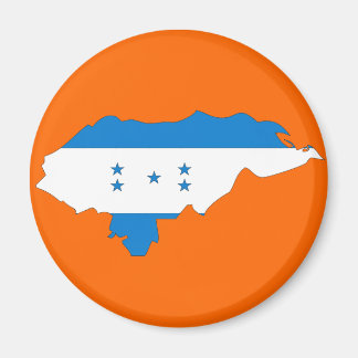 Honduras flag map magnet