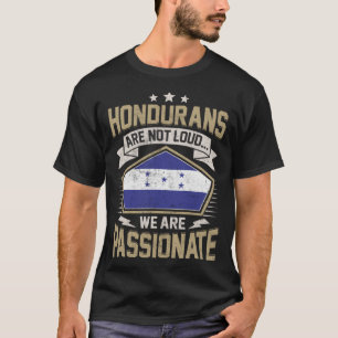 Honduras Flag Passionate Hondurans Girls & Women T-Shirt