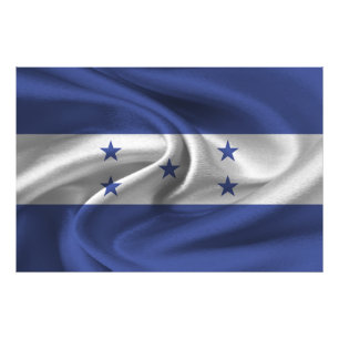 Honduras Flag Photo Print